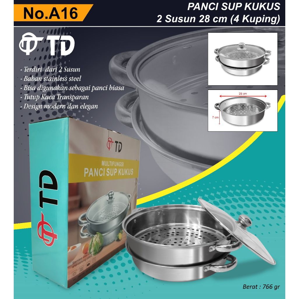 Panci Kukusan 2 Tingkat / Kukusan 2 Tingkat