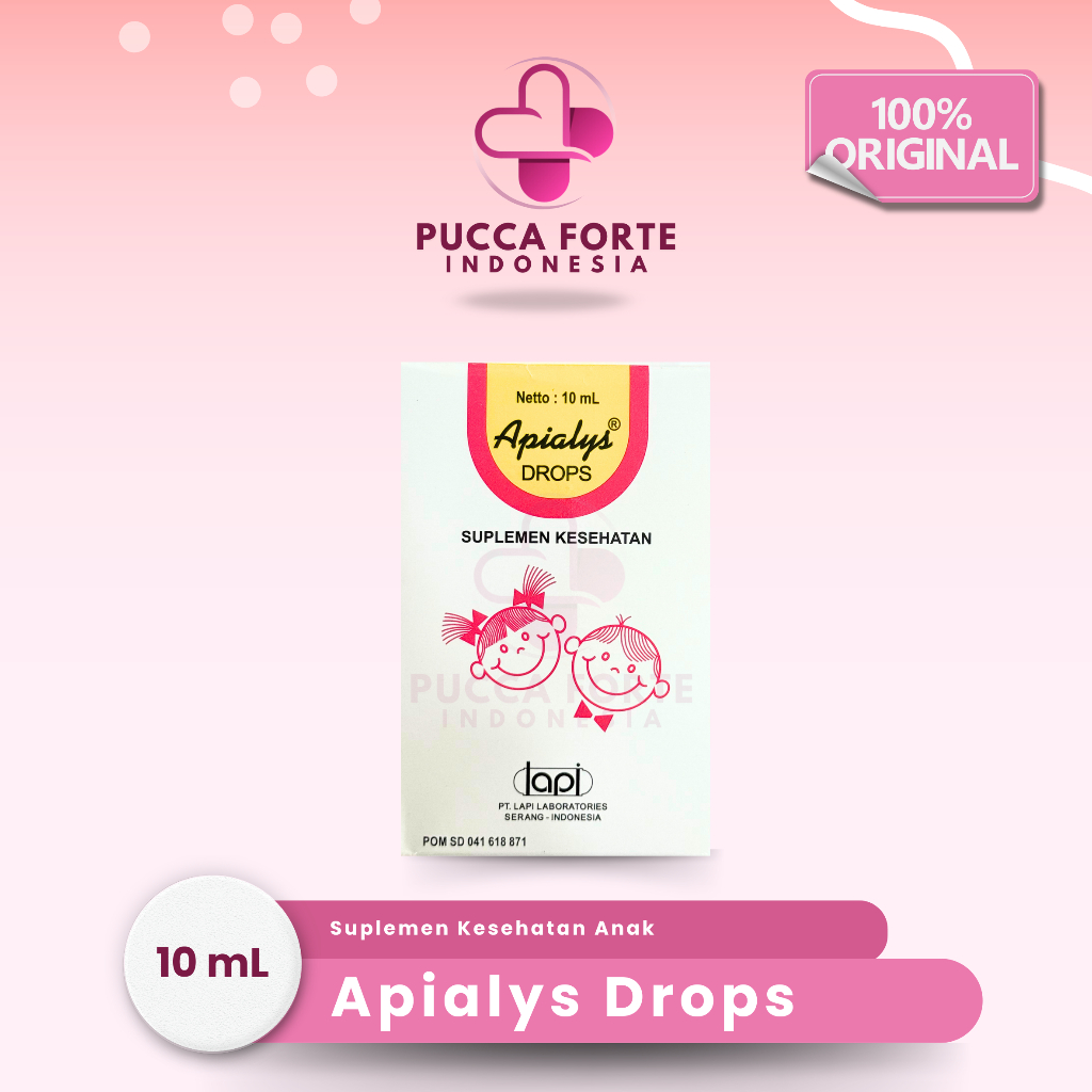 Apialys Drops - Suplemen Kesehatan Anak, Memenuhi Kebutuhan Vitamin & Meningkatkan Nafsu Makan