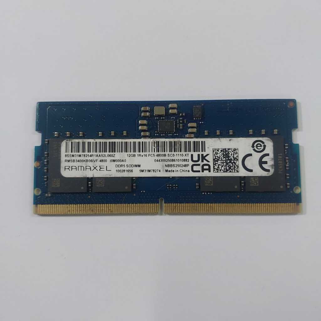 Ram memory memori sodim laptop 12gb ddr5 pc5-4800 murah