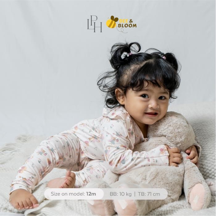 Little Palmerhaus Tencel Baby Sleepsuit | Baju Tidur Bayi Tencel | Bodysuit Tencel