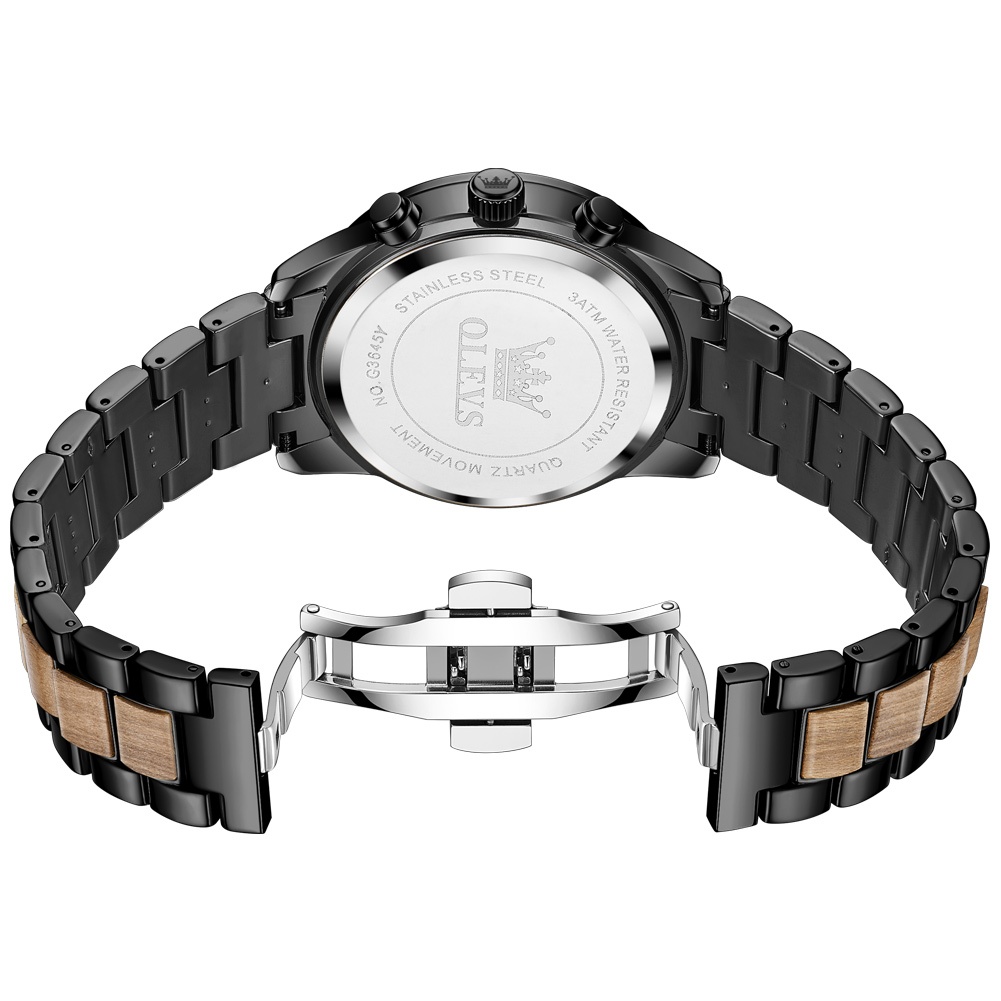 Super Deal Olves Jam Tangan Pria Anti Air Original Stainless Steel Unik Terbaru 2026 Fashion Tahan