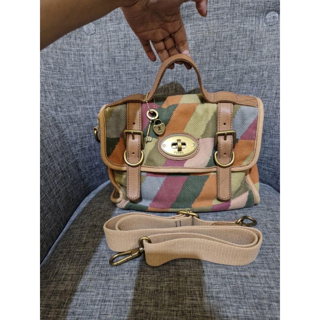 (SOLD) tas F*ssil VRI messenger multicolor PL