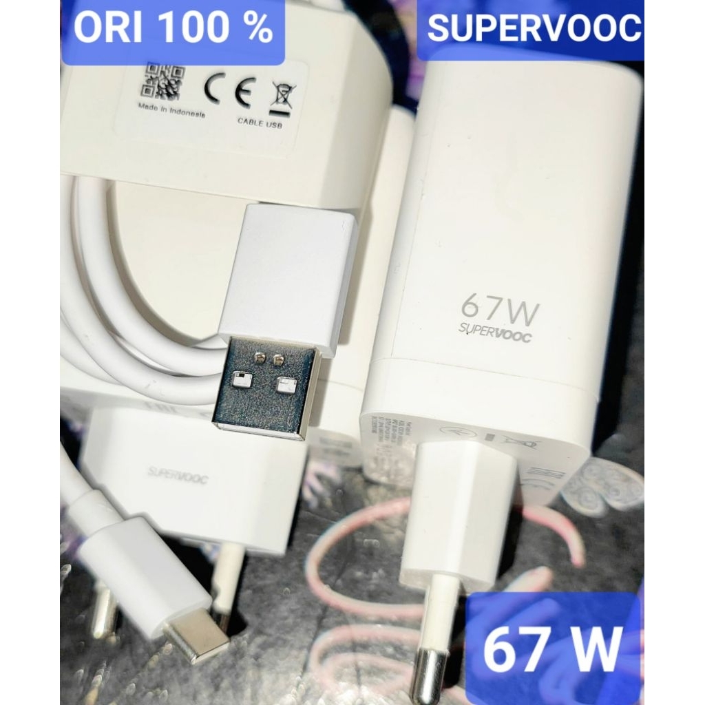 CHARGER ORI OPPO REALME 67 WATT SUPERVOOC LIKE NEW BAWAAN HP  REALME 11, REALME 11 PRO PLUS, REALME 