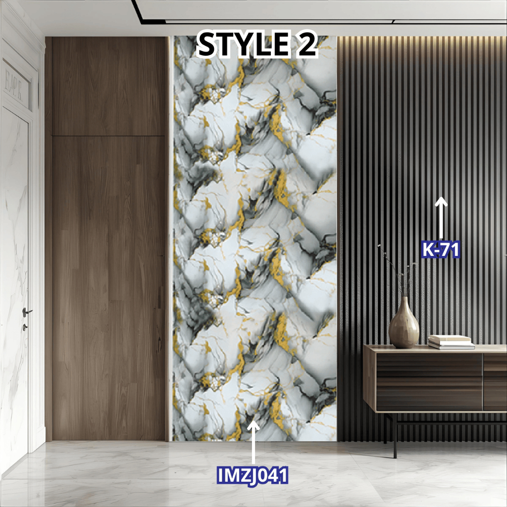 BISA GROSIR (WPC FREE MARMER) WPC WALL PANEL 3 METER FREE MARMER ROLL 1,2 X 3 METER WPC PANEL PVC