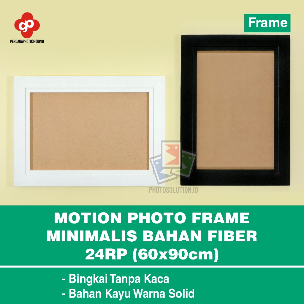 MOTION FRAME 24RP Bingkai Foto Minimalis Bahan Kayu - PERDANA PHOTO - L024 - 60x90