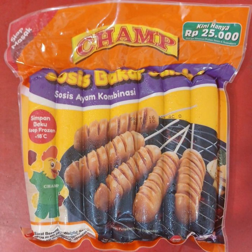 champ sosis bakar jumbo 500gr