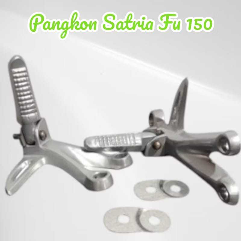 { BERKAH MOTOR RACING 99 } COD 1 SET PANGKON + 2 KLEM BESI POWER STEP BELAKANG SATRIA FU JUPITER Z M