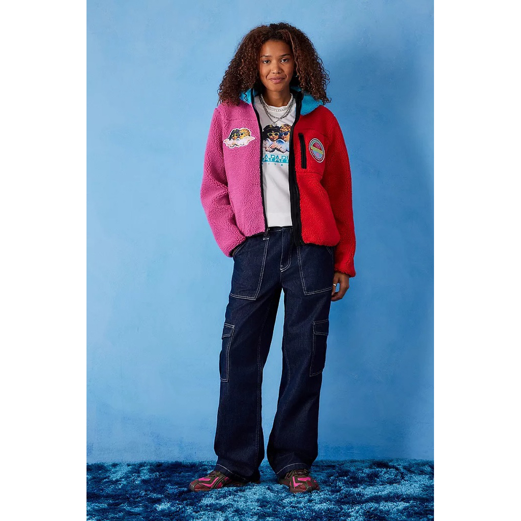 Napapijri Fiorucci Yupik Micro Curly Zip Flecce Jacket