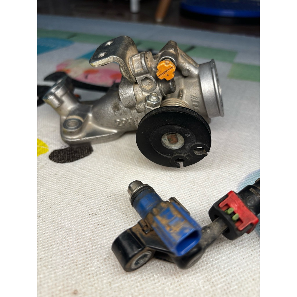 throotle body & injector mio M3 original