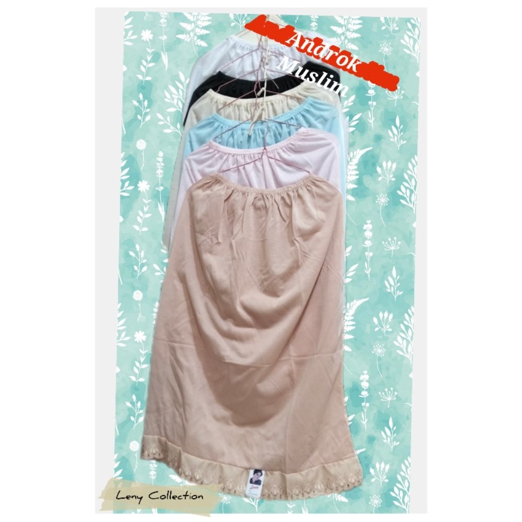 Androk Muslim/ Under Rok Panjang/ Daleman Rok panjang/ Rok dalam panjang