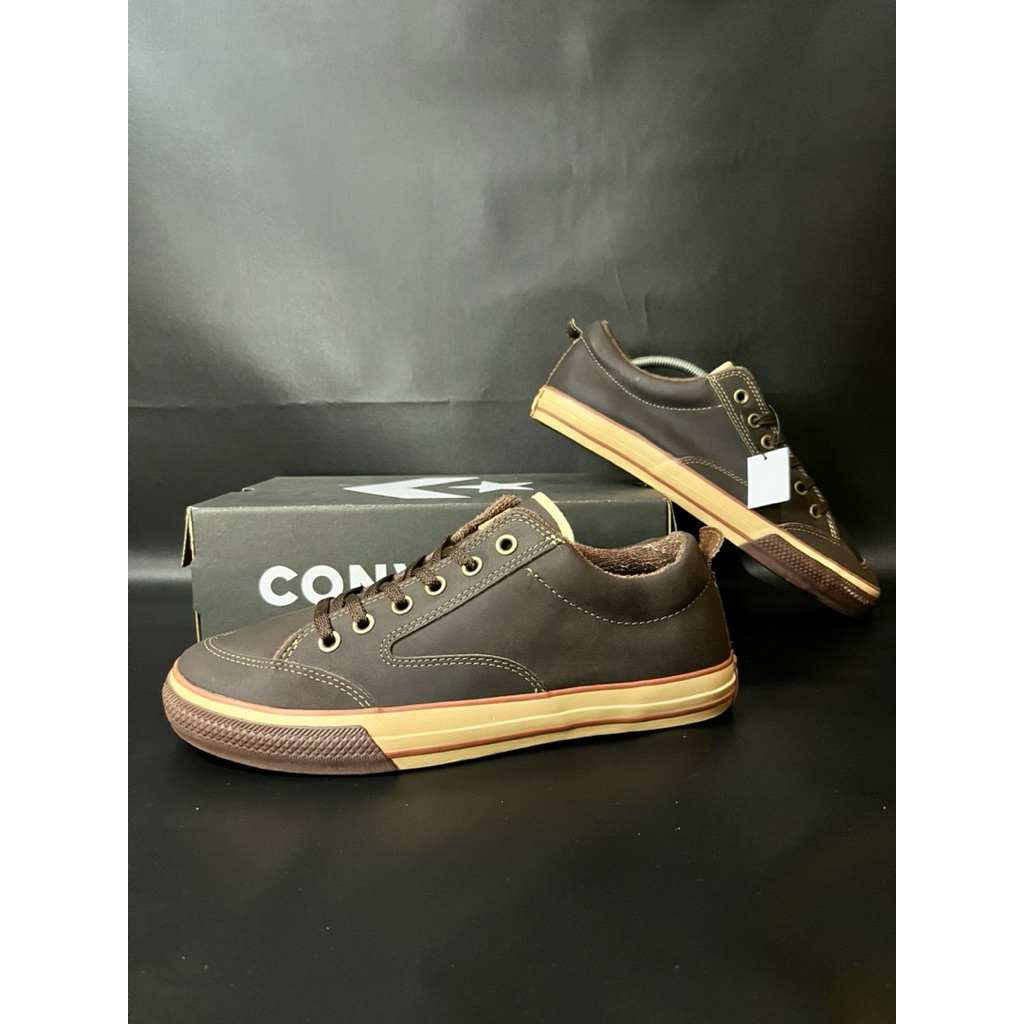 Converse CTAS Ox Brown Leather Size 44.5/28.5cm