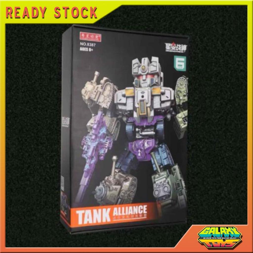 XingBianZhanShen Tank Alliance 8387 Transformers Bruticus Combiner Set