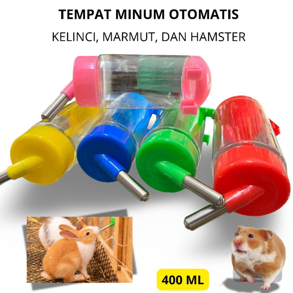 TEMPAT MINUM KELINCI OTOMATIS TEMPAT MINUM HAMSTER TEMPAT MINUM MARMUT