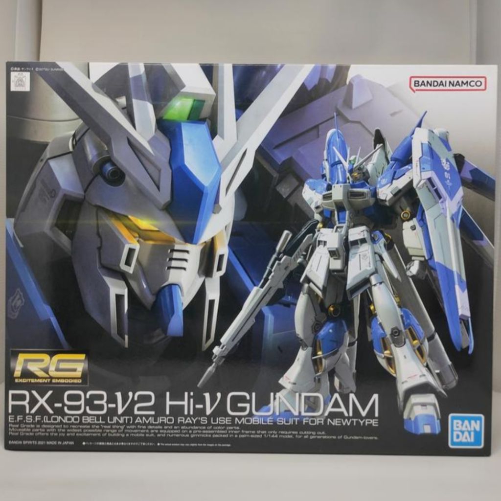 RG RX-93-2 Hi-Nu Gundam Bandai Gunpla not PG MG HG SD HCM MSIA box defect