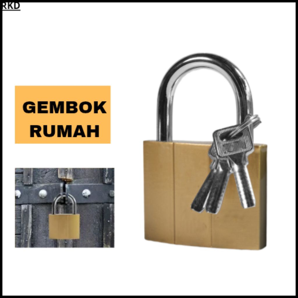 Gembok Rumah Anti Maling Gembok Pintu Anti Karat Gembok Engsel Pintu Besar