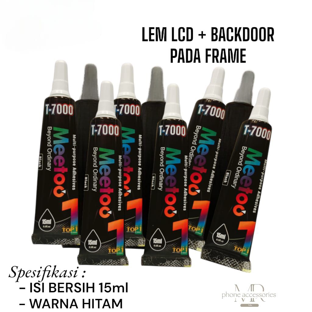 Lem Lcd - Lem Hp - T-7000 - Touchscreen - Merk 15 ml - Hitam Ori
