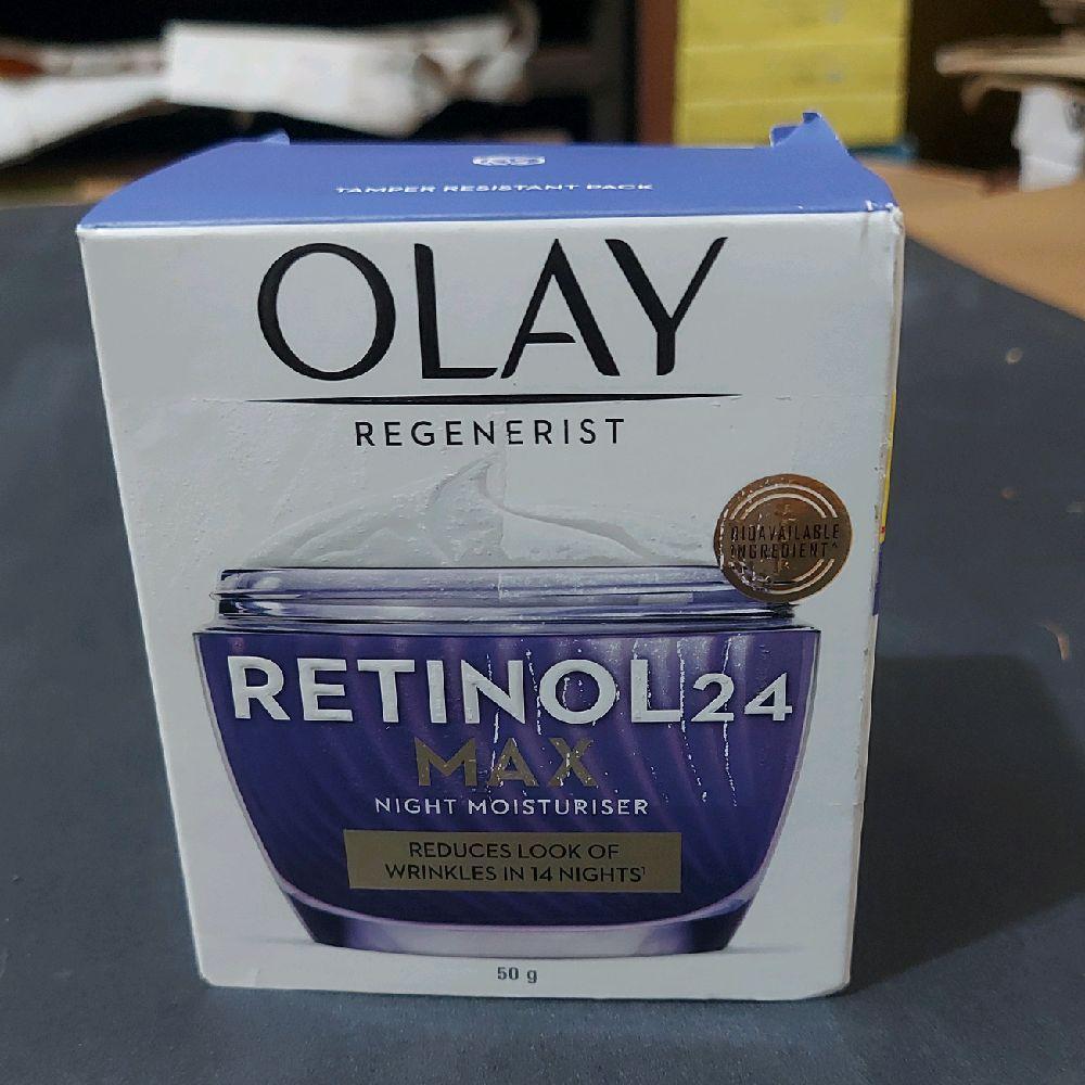 Olay Regenerist Retinol 24 MAX Night Cream - OLAY Retinol Formula Maximum Mengurai Kerutan Wajah