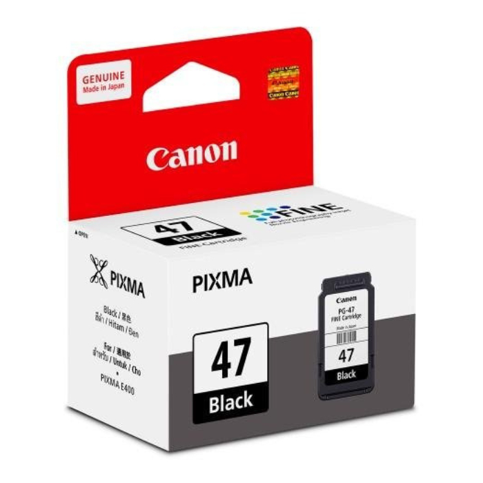 Cartridge Canon PG-47 Black (Printer Canon E3370, E3170, E3470, E4270, E400, E410, E417, E460, E470,