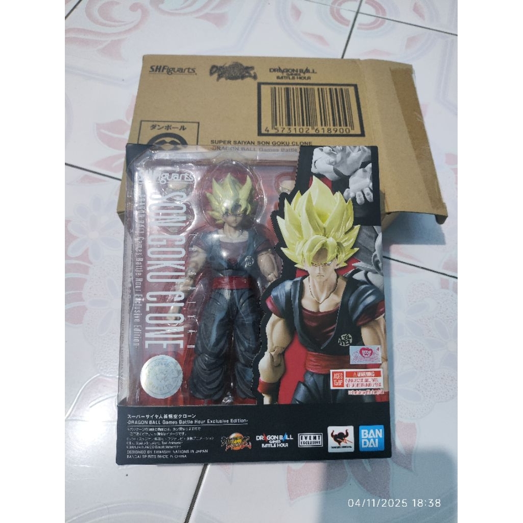 Shf Super Saiyan Son Goku Clone Dragon Ball Games Battle Hour Exclusive Edition Original