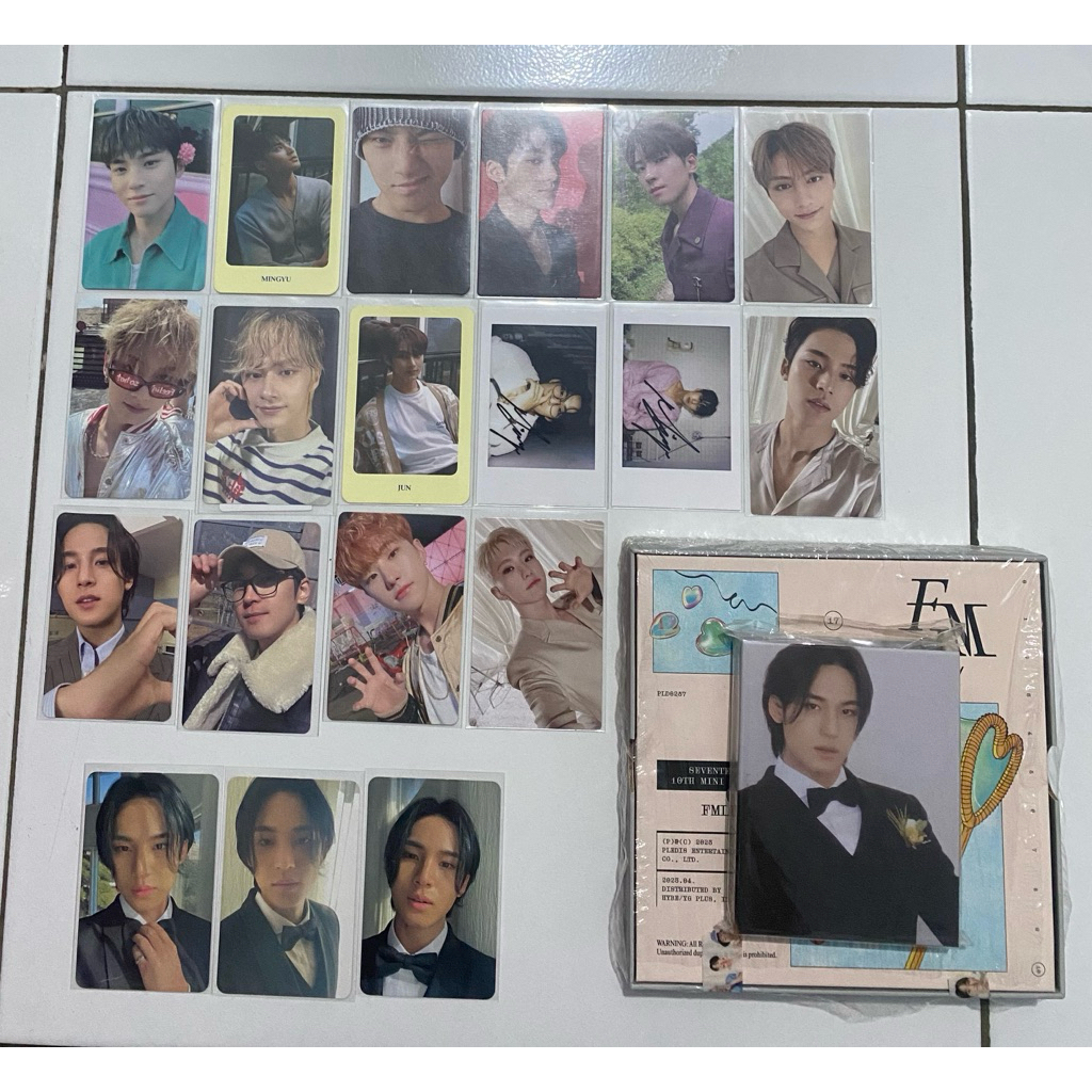 (READY) Photocard vod its2 wonwoo, soco wonwoo terong, bets jun mingyu, carland23 jun, otr jun mingy