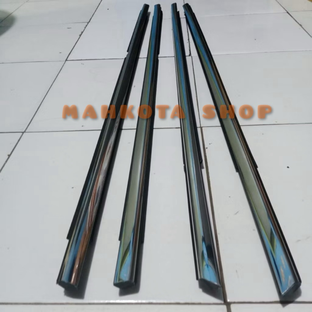 pelipit karet kaca luar karet pelipit kaca luar honda grand civic 1990-1991 chrome