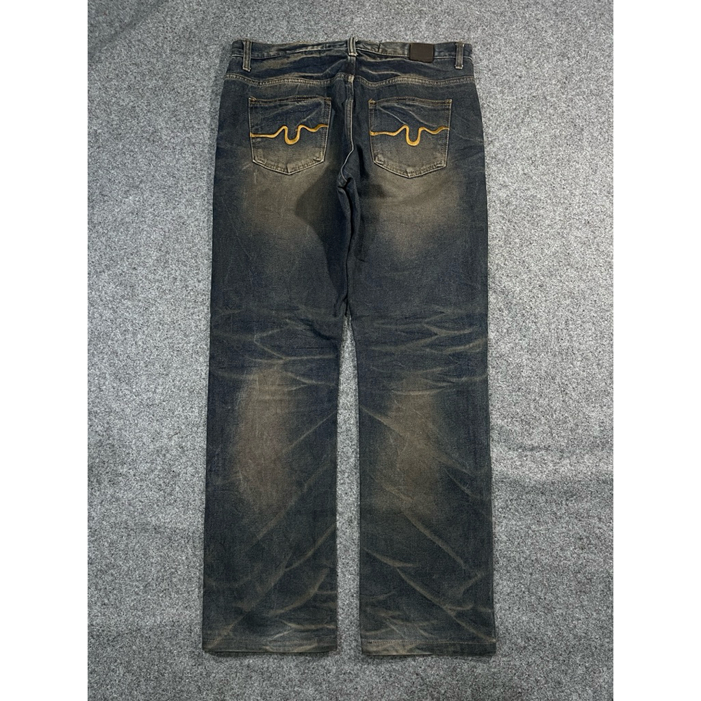 Celana jeans fading London denim second