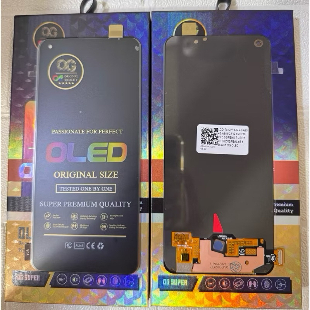 LCD TS OG SUPER OLED Oppo Reno 8Z/Reno 7Z 5G/A74 4G/A95 4G/A96 5G/ Realme 8/F21S Pro 5G/Reno 7 Lite/