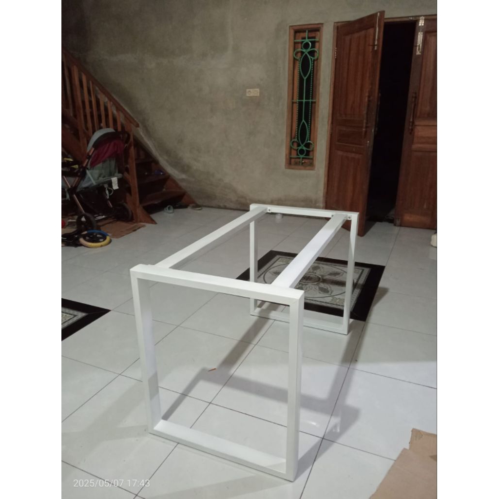 kaki meja besi holo 3x6