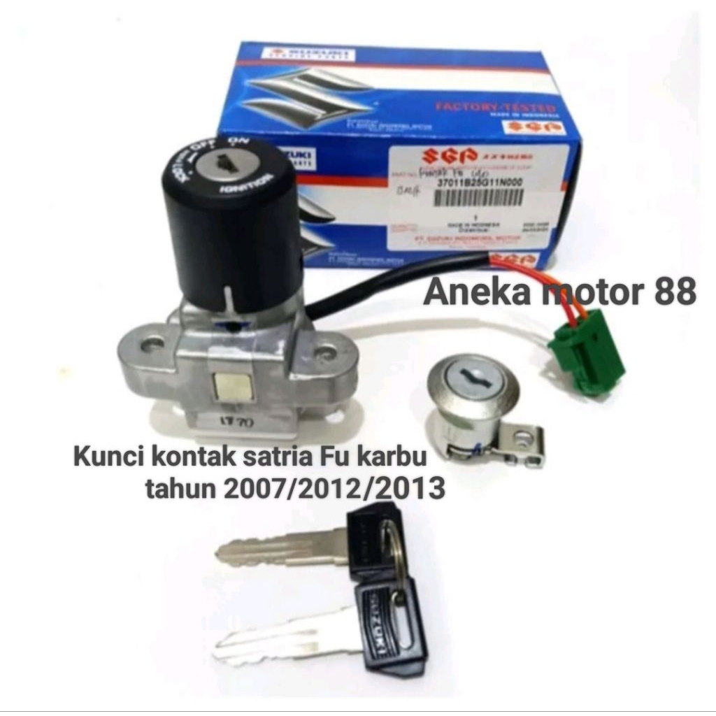 Kunci kontak set original Suzuki satria Fu karbu tahun 2007/2013
