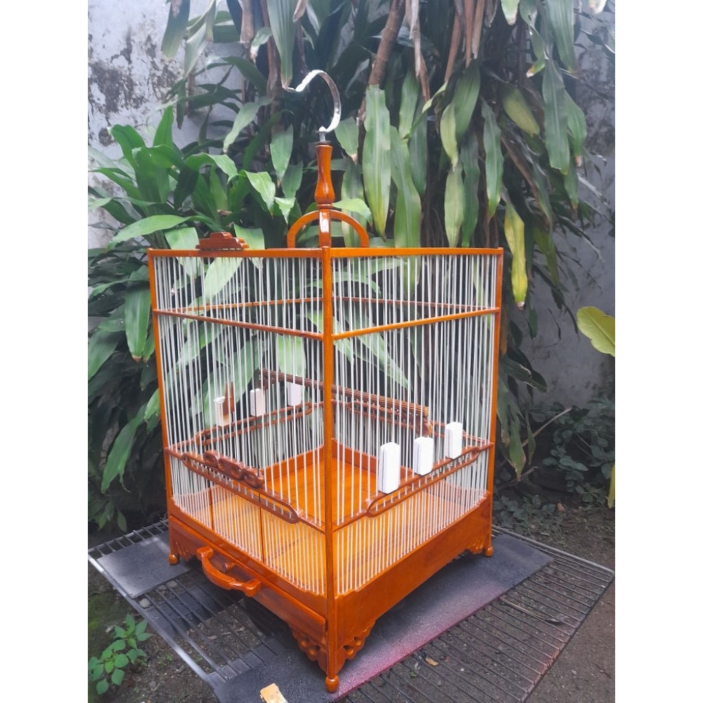 sangkar cungkok 38x38 full jati