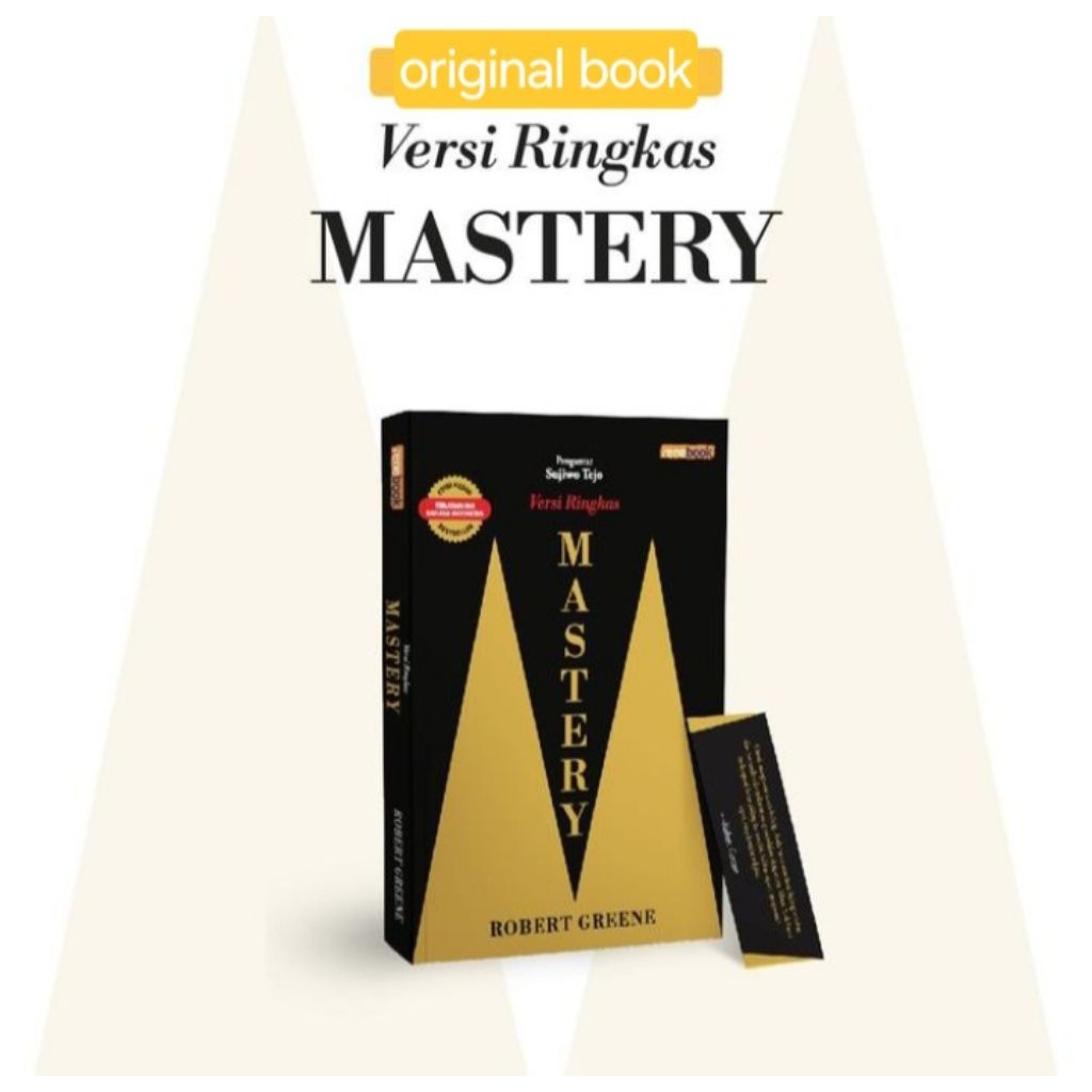 BUKU ORIGINAL TERJEMAH BAHASA INDONESIA VERSI RINGKAS MASTERY ROBERT GREENE PENERBIT RENEBOOK