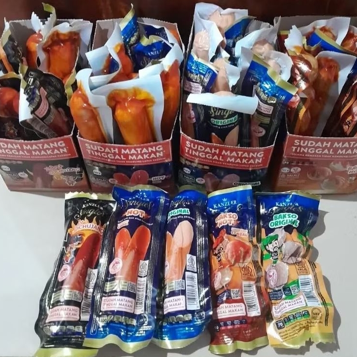 sosis kanzler single/kanzler bakso siap makan
