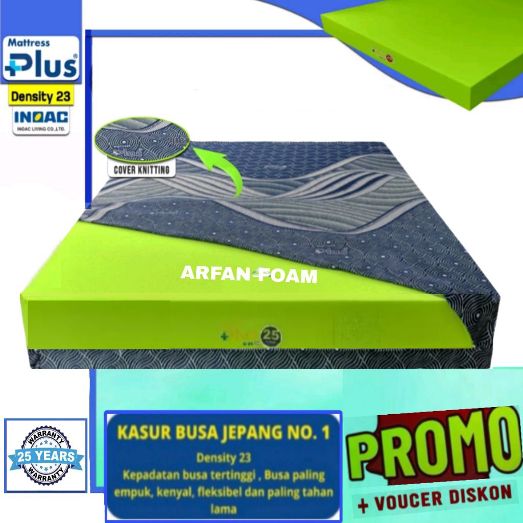 Kasur INOAC Mattress Plus D23 200x160x30 Garansi 25 Tahun