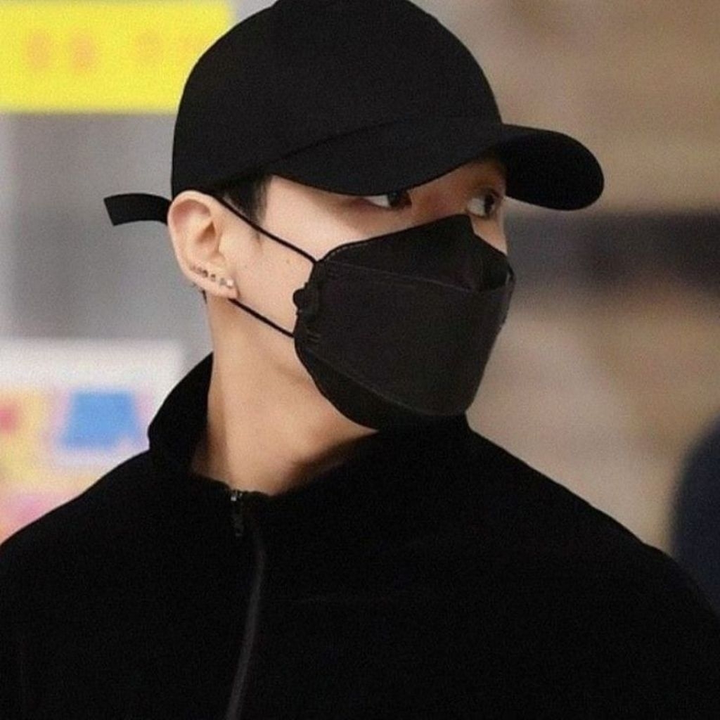 Topi Hitam Polos Korea Topi K Pop Topi Simple