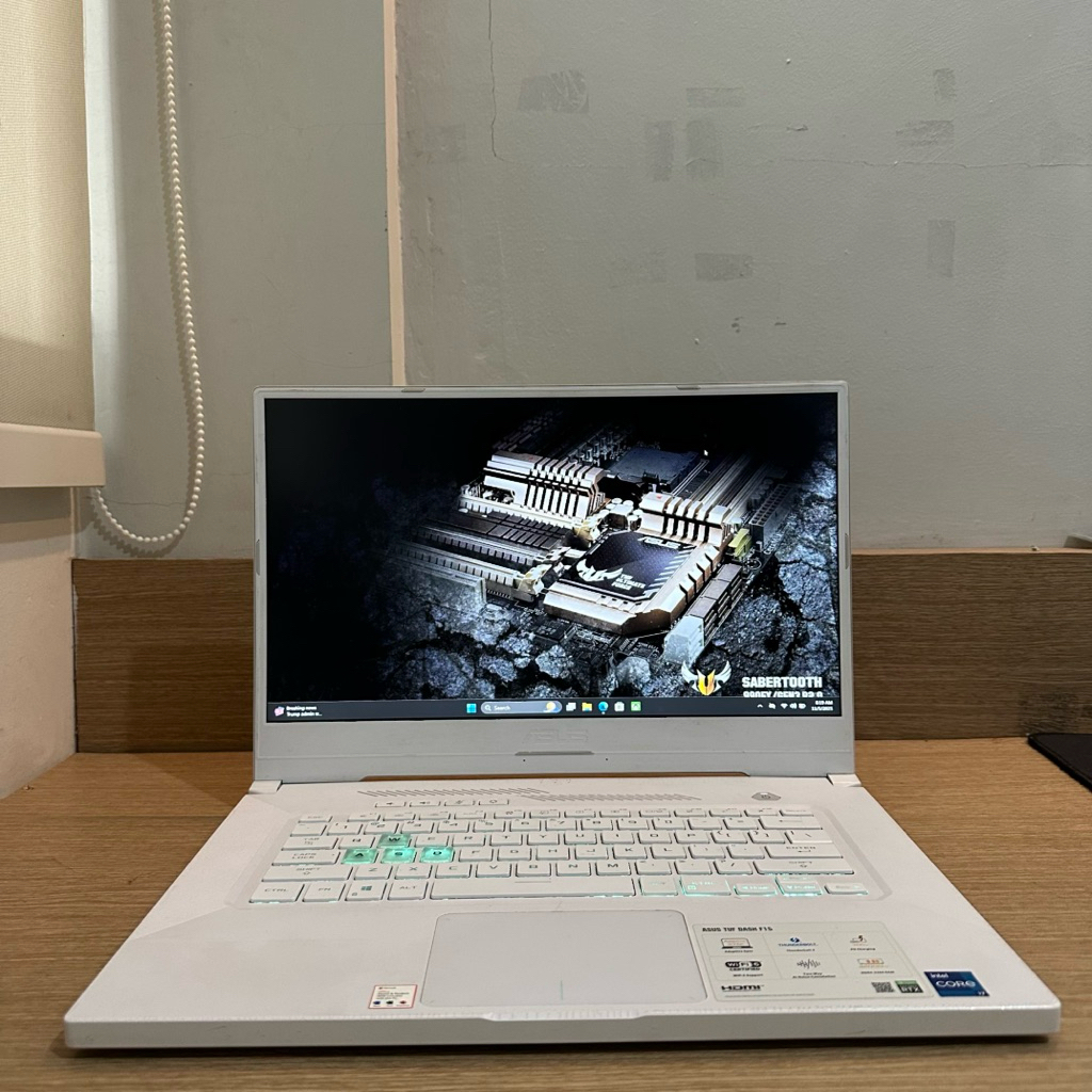 Laptop Gaming ASUS TUF Dash FX516PM RAM 16/512GB I7 11370H RTX 3060 6GB FHD 144Hz