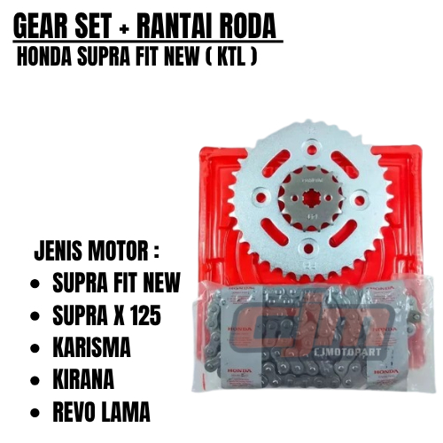 GEAR SET KTL  SUPRA FIT NEW BERKUALITAS ORIGINAL