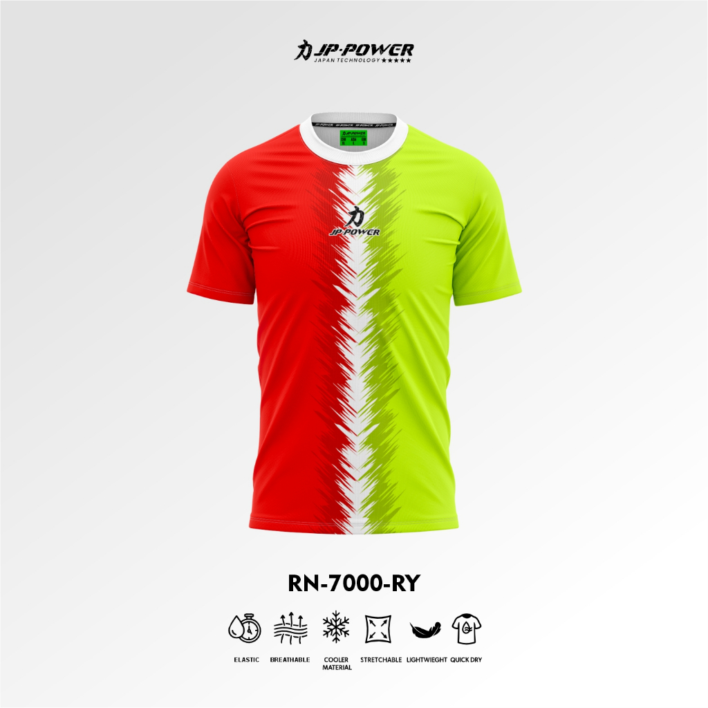 Baju Badminton JP POWER Hybrid Original Jersey Bulu Tangkis Dryfit Kaos Atasan Olahraga Terbaru