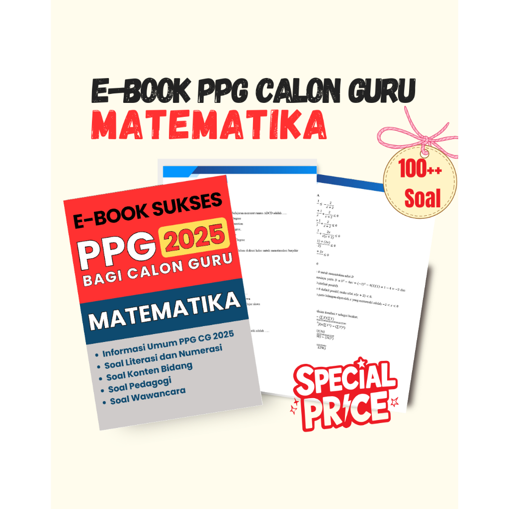 Buku Sukses PPG Prajabatan Matematika