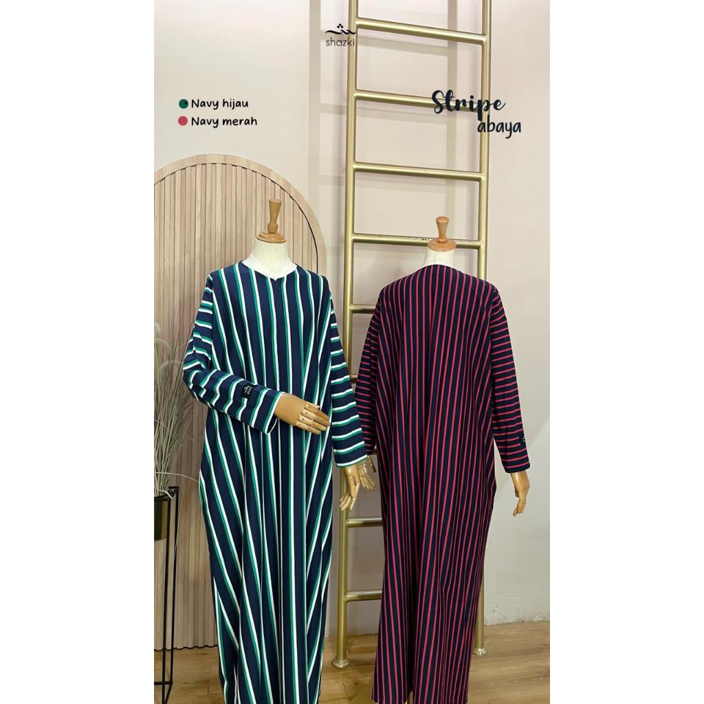 STRIPE ABAYA ONLY KAFFAH BY ZEEAUDREY