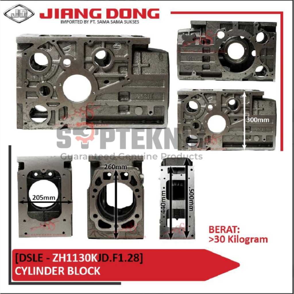 CYLINDER BLOCK ZH1130K JIANGDONG