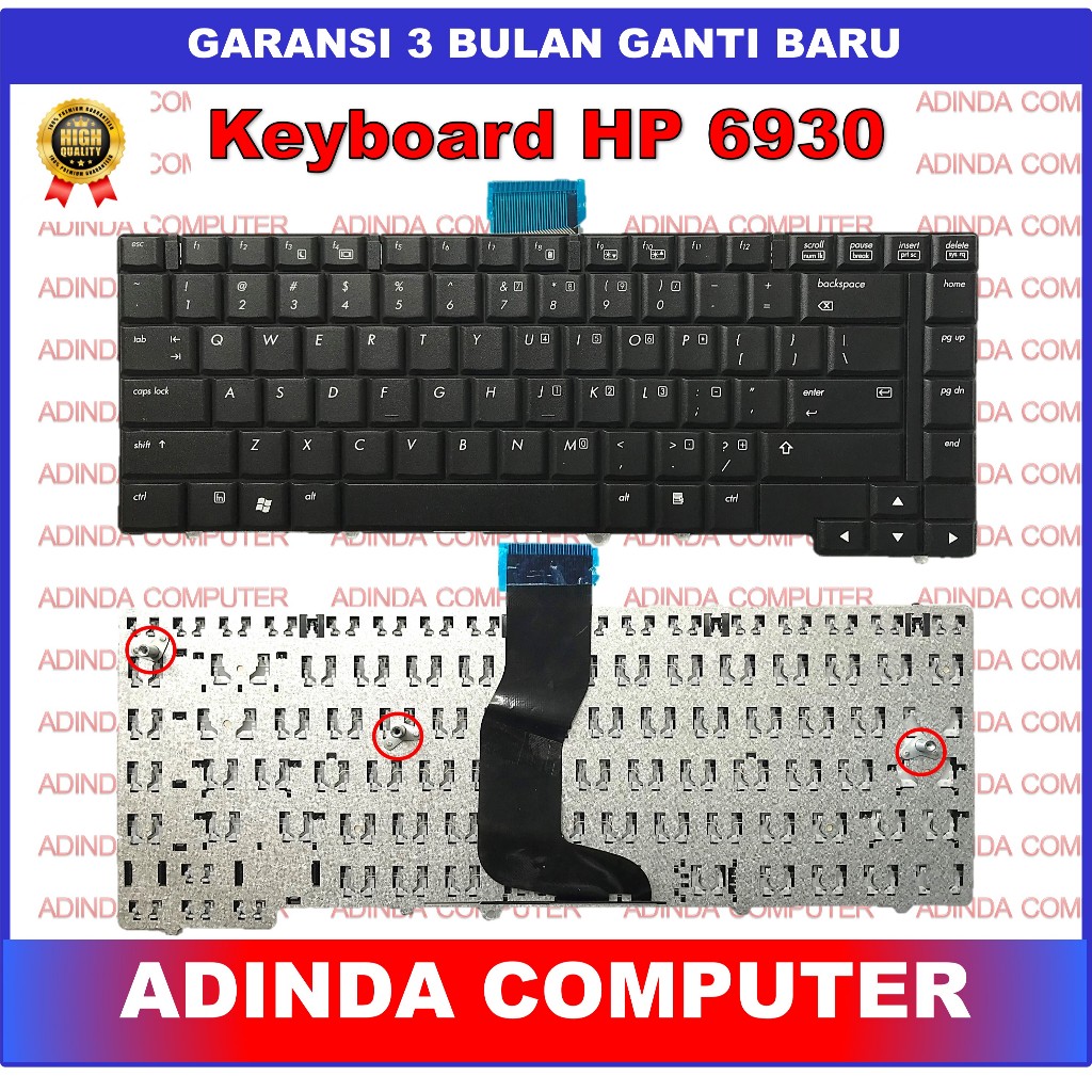 Keyboard HP EliteBook 6930 6930P 468778-001