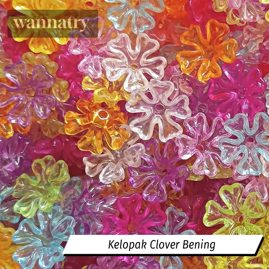 Manik Kelopak Bunga Sakura Mote Kelopak Sakura Impor Beads DIY