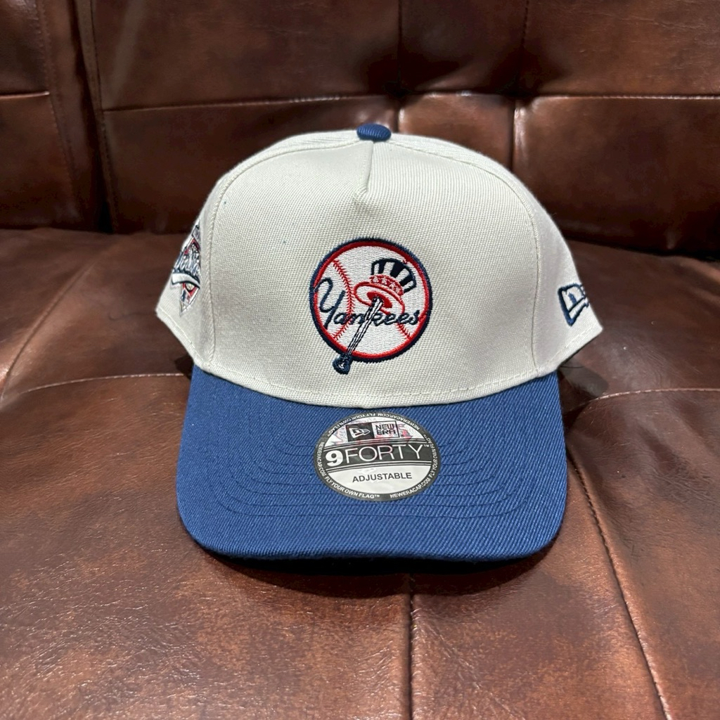 TOPI MLB 9 FORTY BORDIR BLUE BEIGE UNISEX