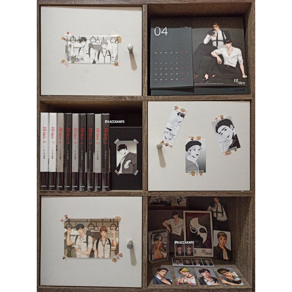 KOLPRI Official Merchandise Lezhin Manhwa BJ Alex Mingwa-nim Book Photocard DG DonGyun Ahn Jiwon MD 