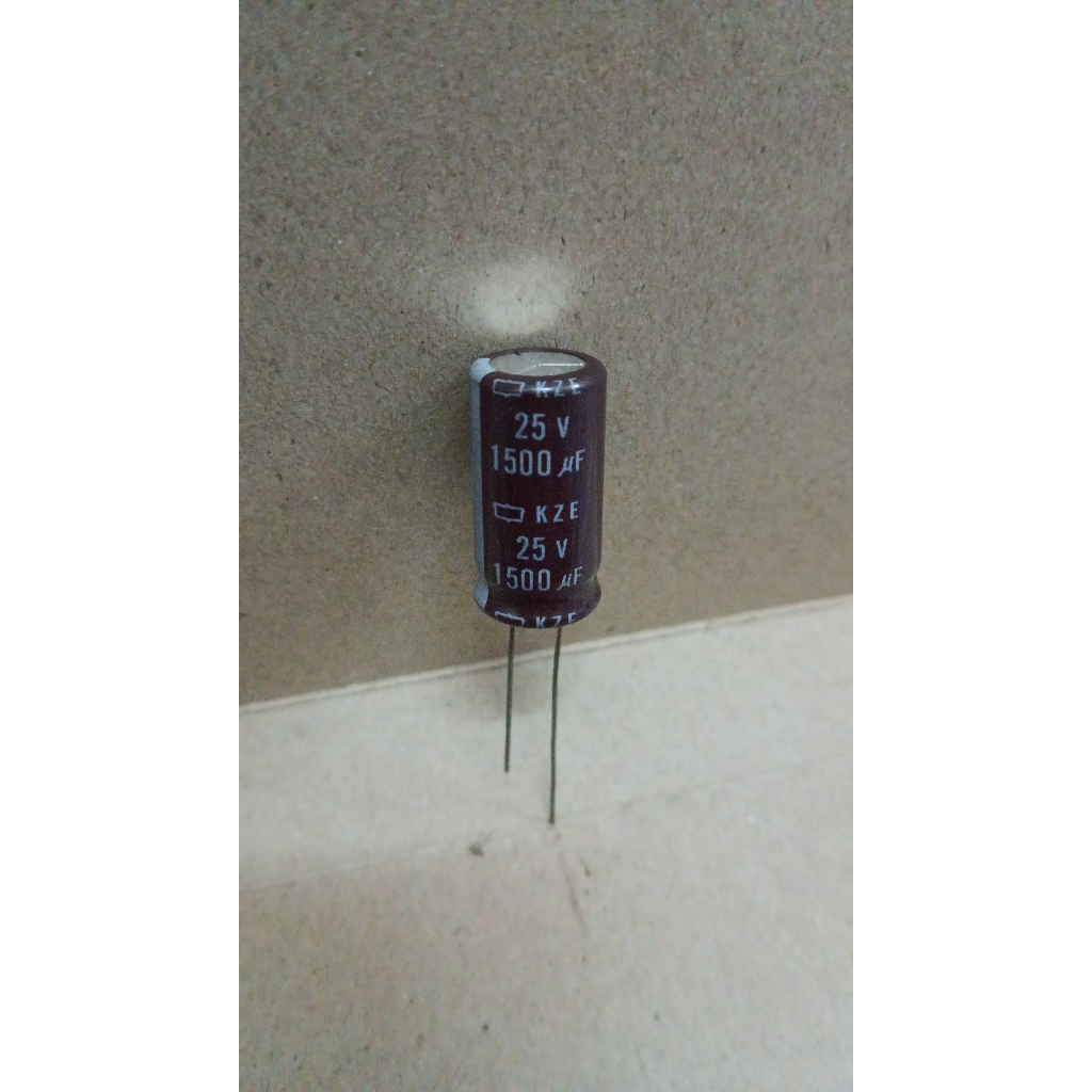 6519 kapasitor elco 1500uf 1.500uf 1500 1.500 uf 25v 25volt 25 volt