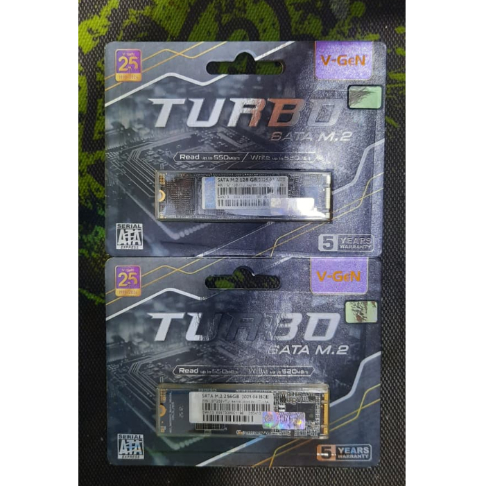 SSD SATA M.2 V-GEN TURBO 128GB 256GB