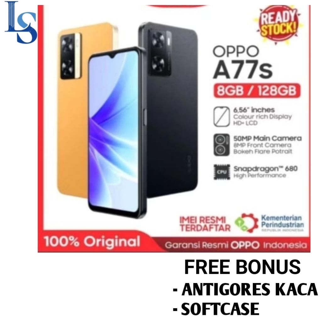 HP OPPO A77S RAM 8 GB ROM 128 GB [Oppo A77s 8/128 GB] Garansi Resmi
