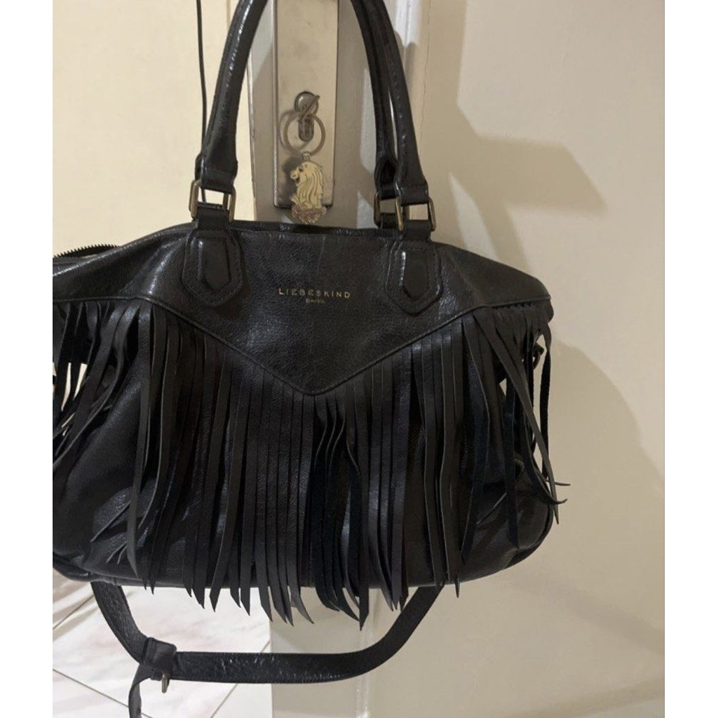 Tas Tote Liebeskind Berlin Authentic Rumbai Kulit Asli / Tas Tote Wanita Preloved Cantik Liebeskind 