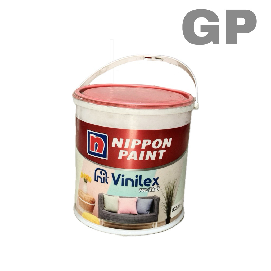Vinilex Pro1000 | WARNA | 5kg | NIPPON PAINT | Cat Tembok | Part1. pink,orange,kuning,cream