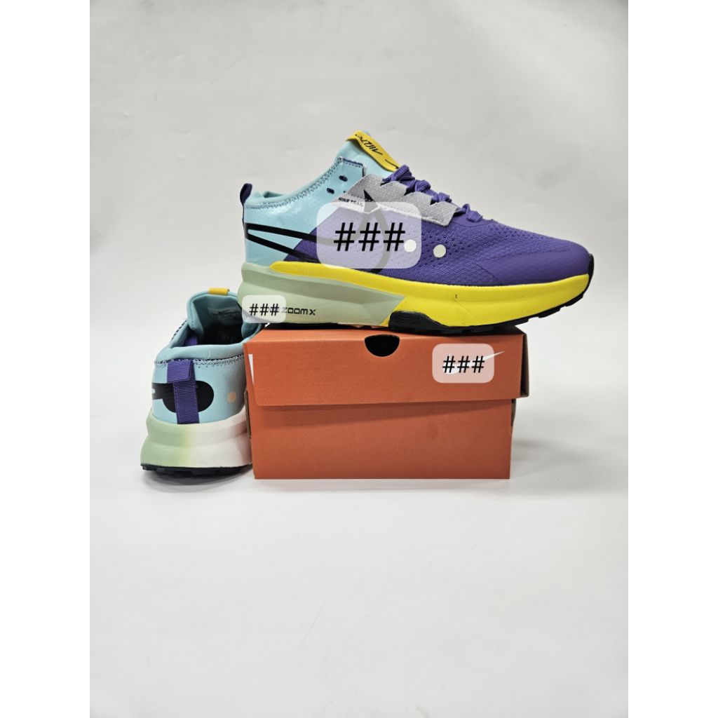 SEPATU RUNNING CEWEK NK ZOOM X ZEGAMA 2 TRAIL PURPLE PREMIUM